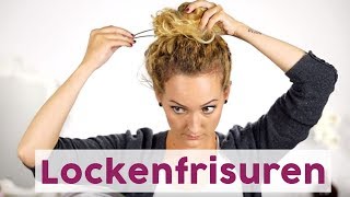 Die 5 geniale amp schnelle Frisuren für Locken [upl. by Elokkin]