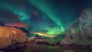 Aurora Borealis Timelapse in 4K  Lofoten  Northern Lights in Norway [upl. by Stander]