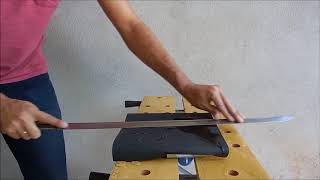 DIY  How to sharpen a Katana [upl. by Gilmer956]