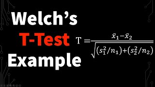 Welchs T Test [upl. by Nairolf]