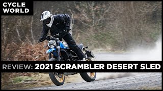 2021 Ducati Desert Sled Review [upl. by Ziguard692]