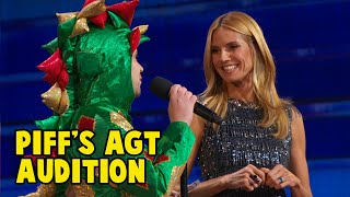 Piff the Magic Dragon Auditions For Americas Got Talent [upl. by Gally122]