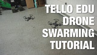 Tello EDU Drone Swarming Tutorial with Packet Sender and Python [upl. by Alyt974]