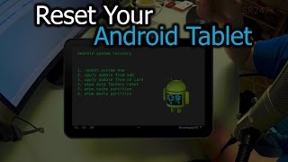 How To Reset Your Android Tablet [upl. by Dorine]