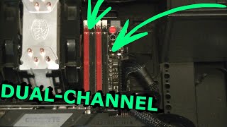 How to Make Your RAM Run in DualChannel Mode [upl. by Aicenet]