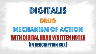 Cardiac glycosidesDigitalisDigoxin Mechanism of action [upl. by Arotal]