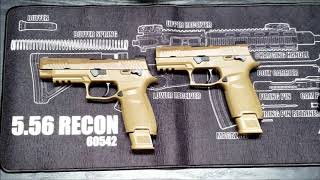 WHATS THE DIFFERENCE BETWEEN M17 AND M18 SIG SAUER P320 [upl. by Ydnic347]