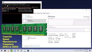 How to check your RAM All Detail Speed Manufacturer Capacity Frequency DDR3 or DDR4 [upl. by Hgieliak283]