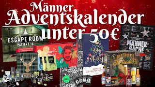 11 COOLE ADVENTSKALENDER FÜR MÄNNER unter 50€ 🎄🎁 [upl. by Nawram838]