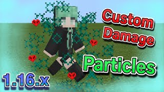 Custom damage particles quotsharpness particlesquot resource pack showcase  bedrock edition 116x [upl. by Ives24]