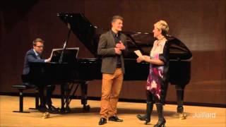 Joyce DiDonato Master Class December 10 2015 Jakub Józef Orliński amp Michał Biel [upl. by Lein]