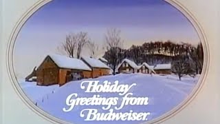 BUDWEISER  1987 Christmas Commercial [upl. by Thanh79]