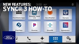 SYNC®3 New Features  SYNC 3 HowTo  Ford [upl. by Mainis]