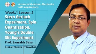 Stern Gerlach Experiment Spin Quantization Youngs Double Slit Experiment [upl. by Gage]