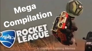 Rocket league car crash memes Rocket league in real life Car flips over irl Mega compilation [upl. by Bonacci]