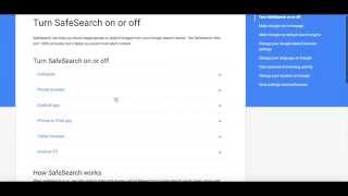 How to Activate Google Safe Search [upl. by Nihs222]