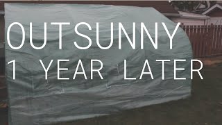 Outsunny Greenhouse UPDATED REVIEW  1 year later [upl. by Orpheus474]