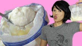 5MINUTE Homemade ICE CREAM IN A BAG Recipe amp Taste Test [upl. by Polik]