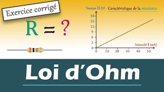 La Loi dOHM  📝 Exercice corrigé  Physique chimie  Collège  Lycée [upl. by Sanyu]