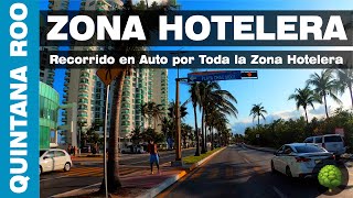 🚗 Cancún ZONA HOTELERA Recorrido Completo [upl. by Juliana]