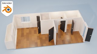 Blenderで3D間取り図を作ろう【建築アドオンArchimesh】 [upl. by Rovaert]