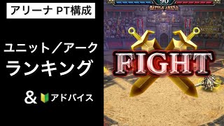 【ラスクラ】アリーナ ユニット／アーク・ランキング [upl. by Lucine388]