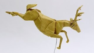 How to make an Origami Deer [upl. by Suirauqed]