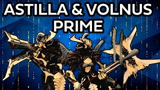 Astilla Prime amp Volnus Prime  Prime Access Weapon Review  Warframe [upl. by Atolrac]