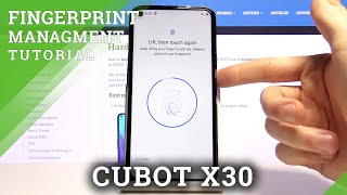 How to Add Fingerprint to CUBOT X30 – Scan Fingerprint [upl. by Stephen]