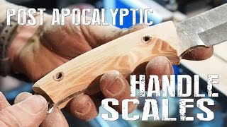 How To Make Handle Scales For A Knife  The Easy Way [upl. by Tsenre]