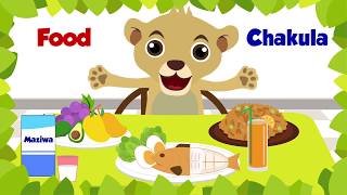 Learn Swahili with Akili  Food  Chakula  Kiswahili amp English [upl. by Cosette]