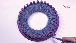 Beginner Loom Knit Form Hat Brims [upl. by Sarge]