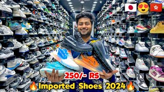 Imported Shoes 2024 😍🔥 Cheapest Shoes Market  Delhi Shoes Market  Shoes Wholesale Market in Delhi [upl. by Ellegna]