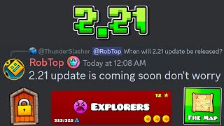 Whats the 221 Update Release Date  Geometry Dash 221 News [upl. by Nerw]