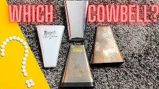 Cowbell Comparison Which Cowbell Sounds The Best [upl. by Ardnasal]