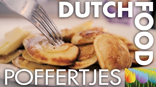 Traditional Dutch food  Poffertjes recipe  Holland Holiday [upl. by Allesor]