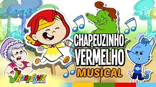 Chapeuzinho Vermelho 🎵 História Infantil MUSICAL por Jacarelvis 🎵 [upl. by Daffie]