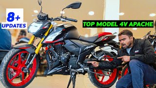 NEW TOP MODEL APACHE RTR 160 4V dont buy without watch this vedio Sajjanexpress [upl. by Ellah]