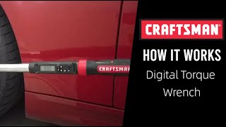 Craftsman Digital Torque Wrench  38 and 12 [upl. by Naxor614]