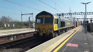 Trains at Didcot Parkway GWML 260322 [upl. by Itch]