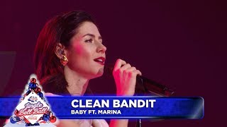 Clean Bandit  ‘Baby’ FT Marina Live at Capital’s Jingle Bell Ball [upl. by Anastatius]