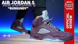 Air Jordan 5 Burgundy 2023 [upl. by Miquela]