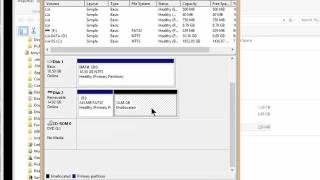 Using Microsofts Diskpart To Recover Unallocated Space [upl. by Virgina]