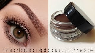 How To Use ABH Dipbrow Pomade Eyebrow Tutorial [upl. by Phyllida281]