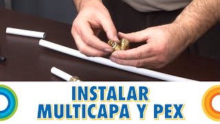 Instalar multicapa y PEX sin herramienta profesional Bricocrack [upl. by Chanda705]