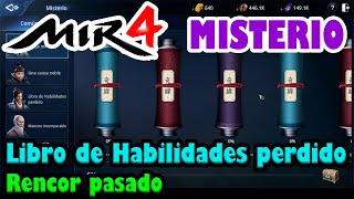 MIR4 Misterio 44  Libro de Habilidades perdido  Rencor pasado [upl. by Hayden314]