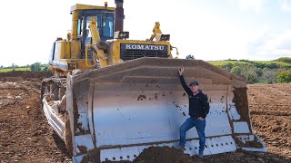 Komatsu D375A Bulldozer in Action [upl. by Inglebert618]