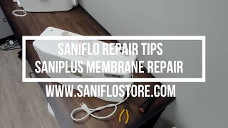 SANIFLOSTORE REPAIR TIPS SANIPLUS MEMBRANE REPAIR [upl. by Eislek]