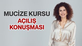 canlıyayın Mucize Kursu Açılış Konuşması  Nevşah Fidan Karamehmet [upl. by Pudens]