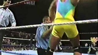 Mr Perfect vs Big Bossman WWF 1990 [upl. by Adranoel103]